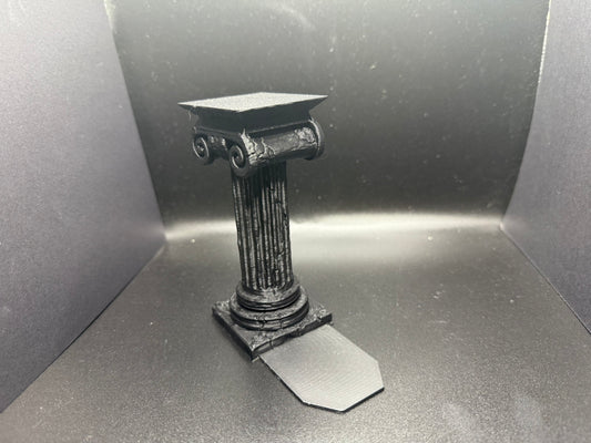 Column Book Holder with Storage