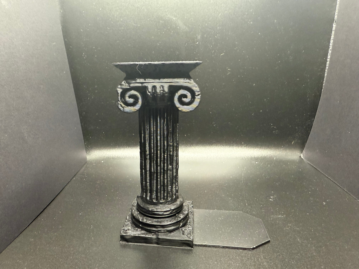 Column Book Holder with Storage