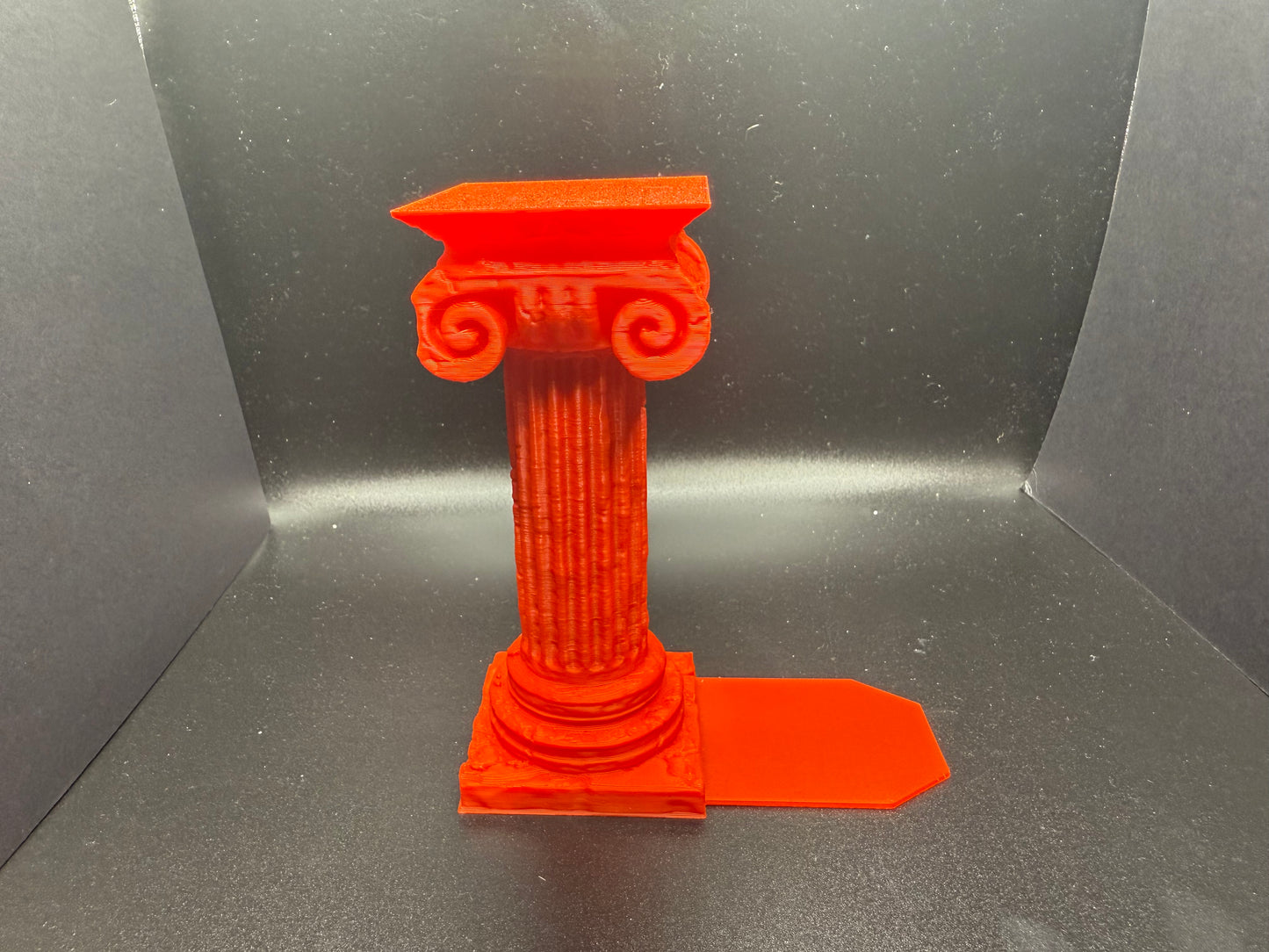 Column Book Holder with Storage